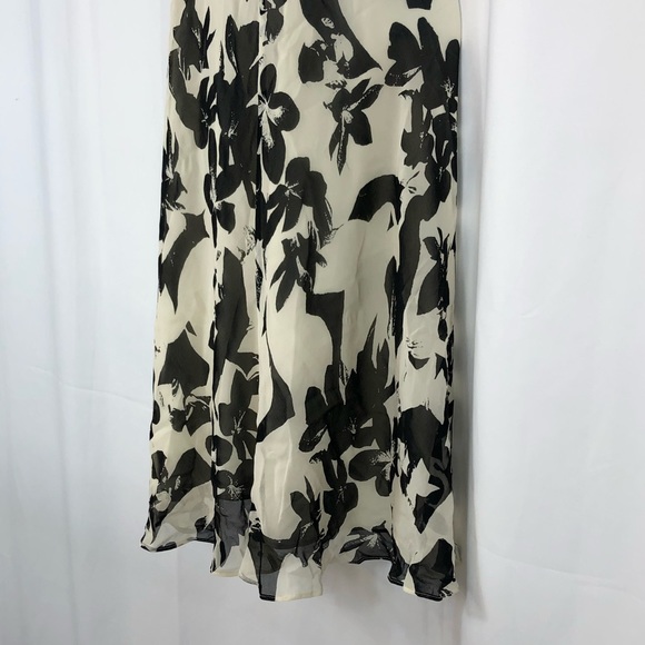 White House/Black Market Silk halter dress 2 - Picture 10 of 16